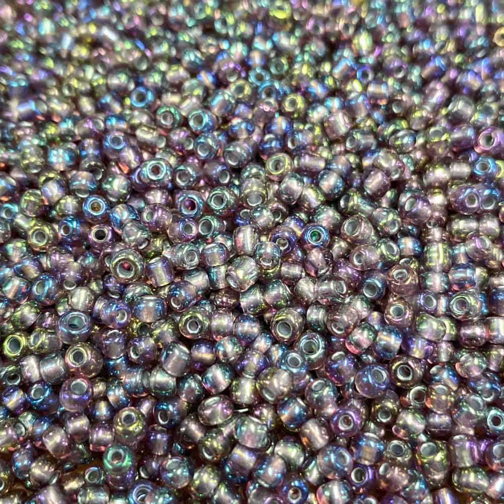 Missanga de vidro 3mm arco íris