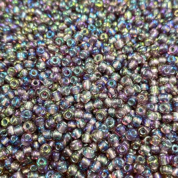 Missanga de vidro 3mm arco íris