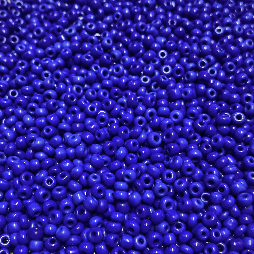 Missanga de vidro 3mm azulão