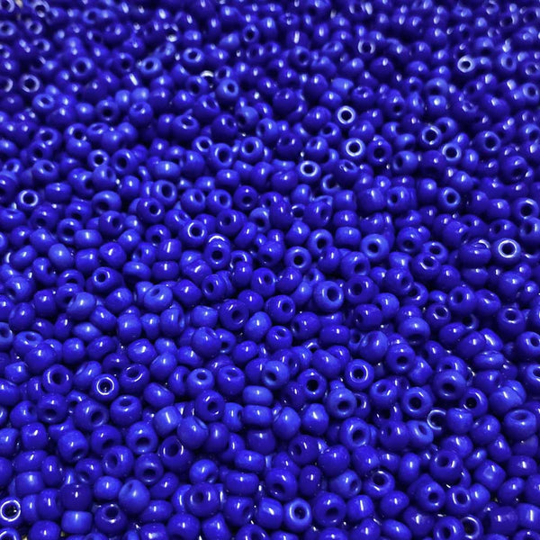 Missanga de vidro 3mm azulão