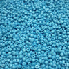 Missanga de vidro 3mm azul bebé