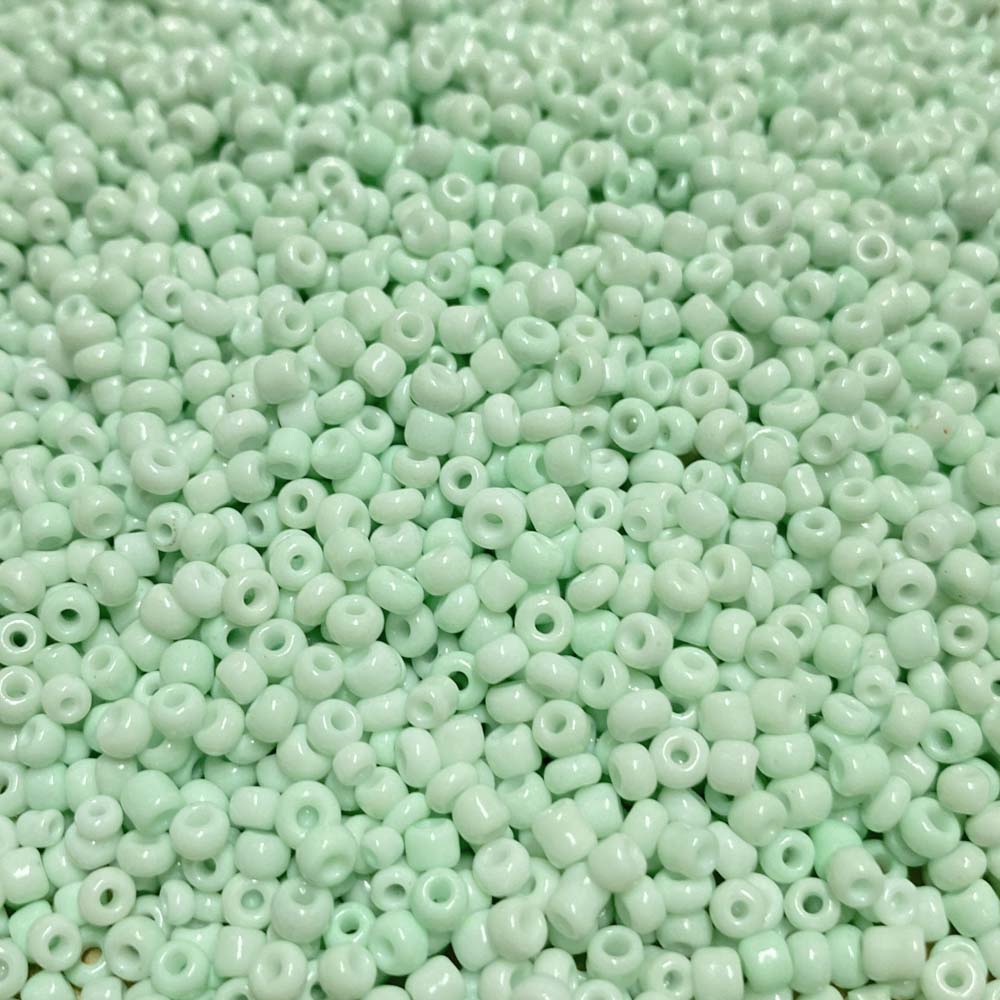 Missanga de vidro 3mm azul claro