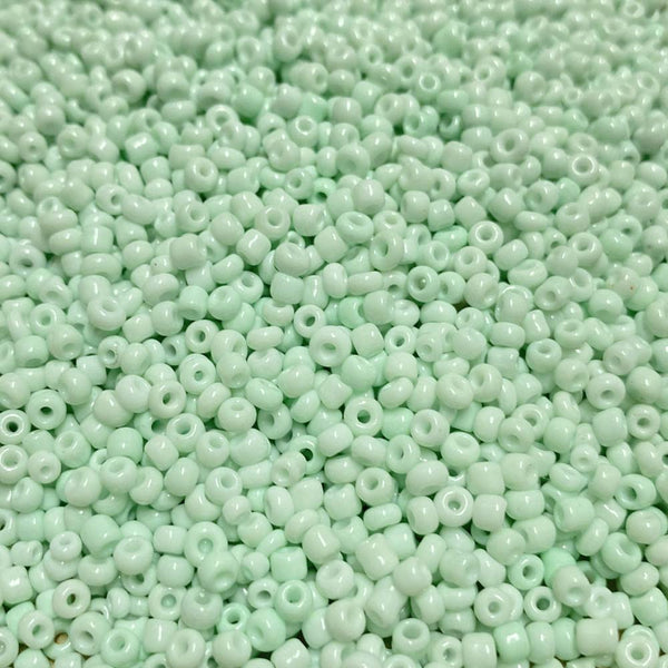 Missanga de vidro 3mm azul claro