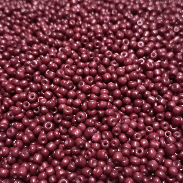 Missanga de vidro 3mm cereja