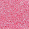 Missanga de vidro 3mm rosa bebé