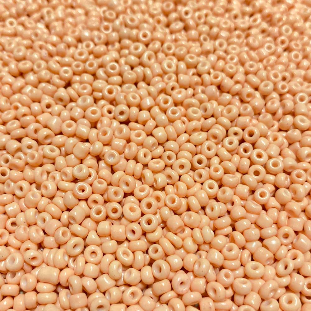 Missanga de vidro 3mm salmão claro