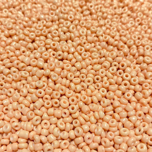 Missanga de vidro 3mm salmão claro