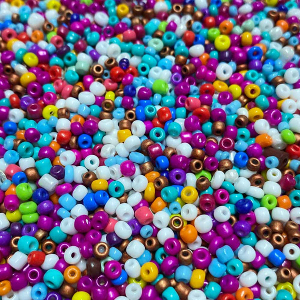 Missanga de vidro 3mm sortida