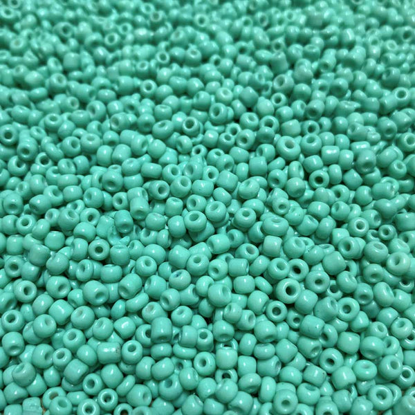 Missanga de vidro 3mm turquesa