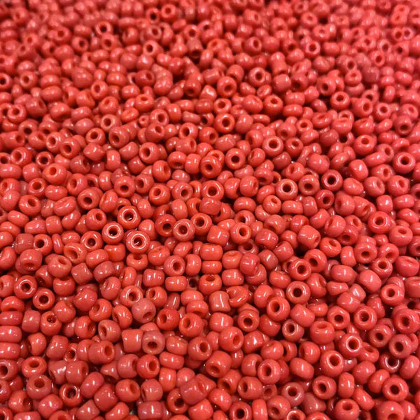 Missanga de vidro 3mm vermelho