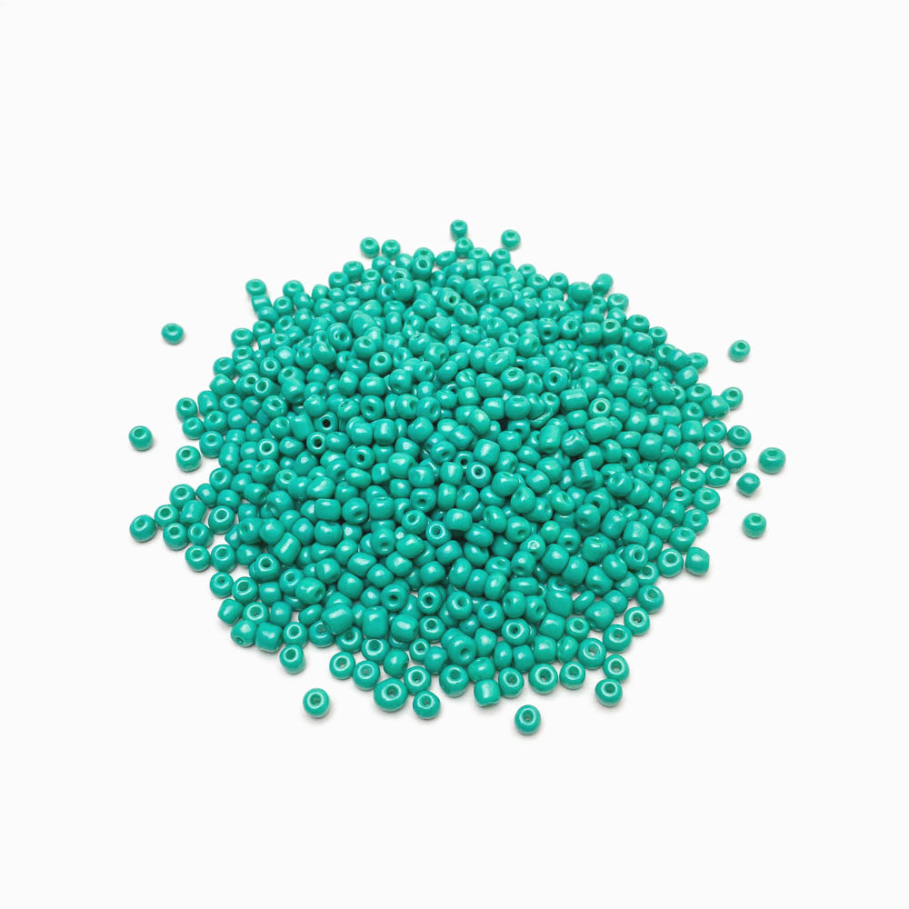 Missanga de vidro 4mm azul água