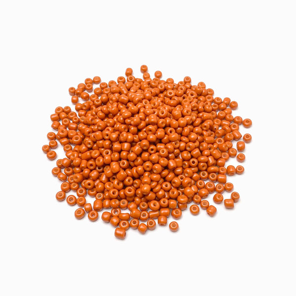 Missanga de vidro 4mm castanho