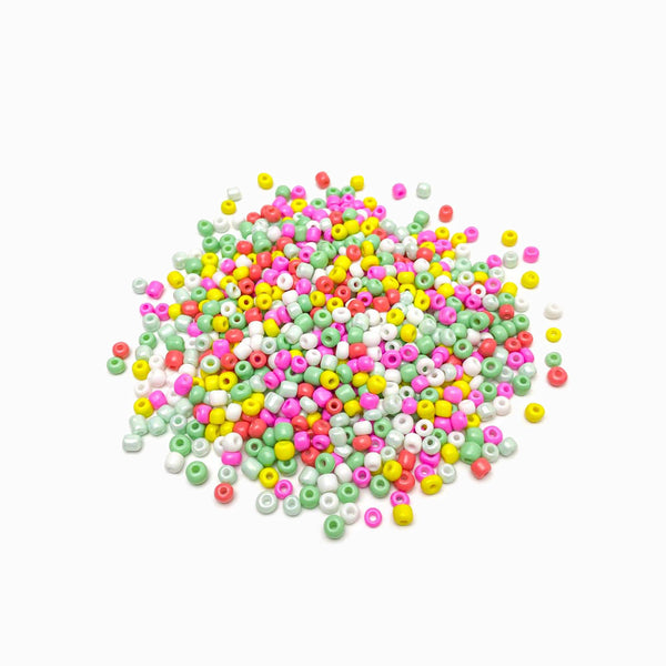 Missanga de vidro 4mm sortida