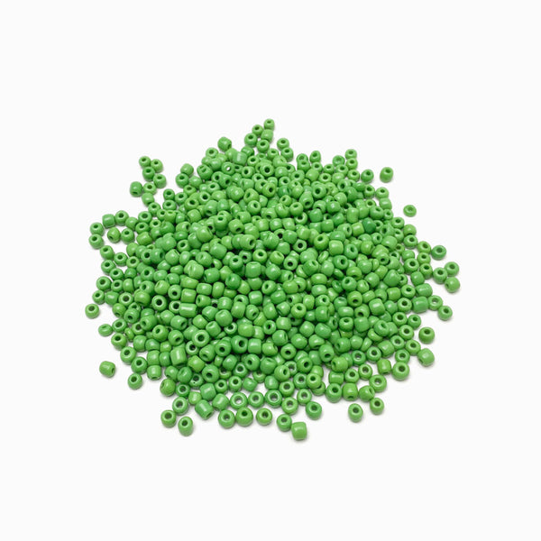 Missanga de vidro 4mm verde