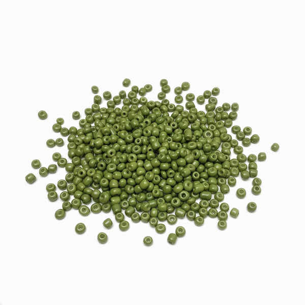 Missanga de vidro 4mm militar