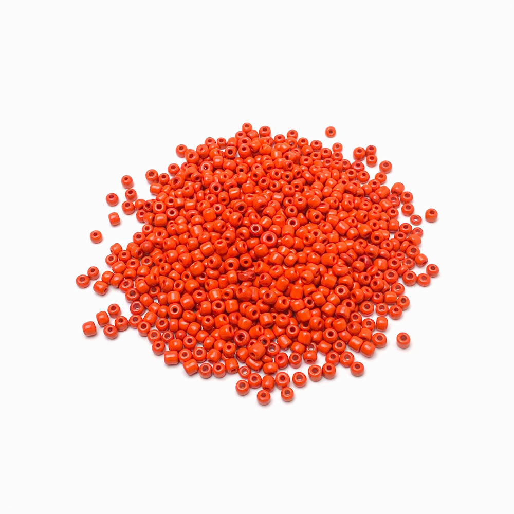 Missanga de vidro 4mm vermelho