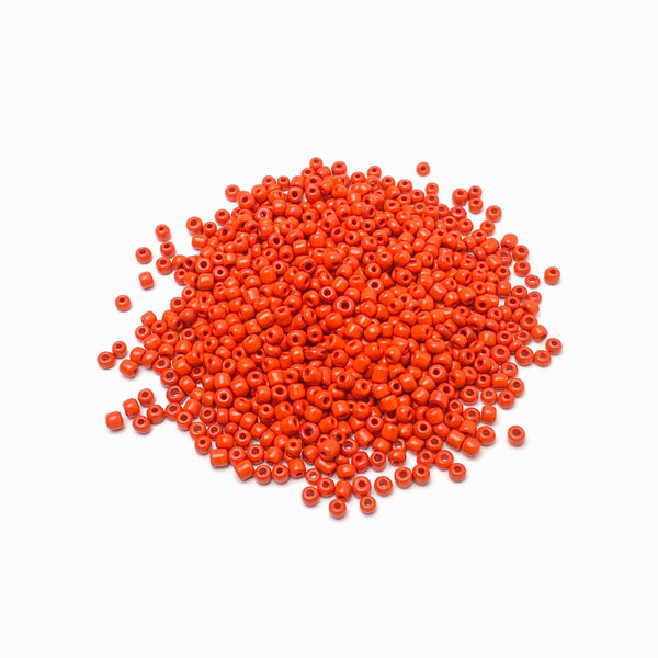 Missanga de vidro 4mm vermelho