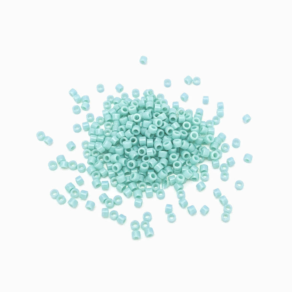 Missanga miyuki delica 2mm turquesa