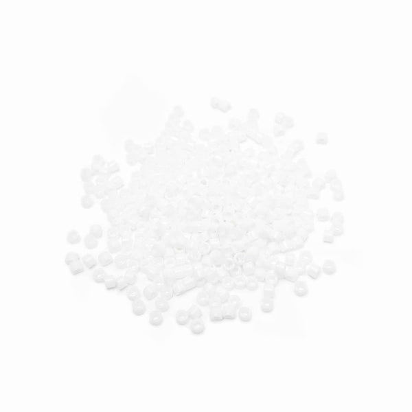 Missanga miyuki delica 2mm branco