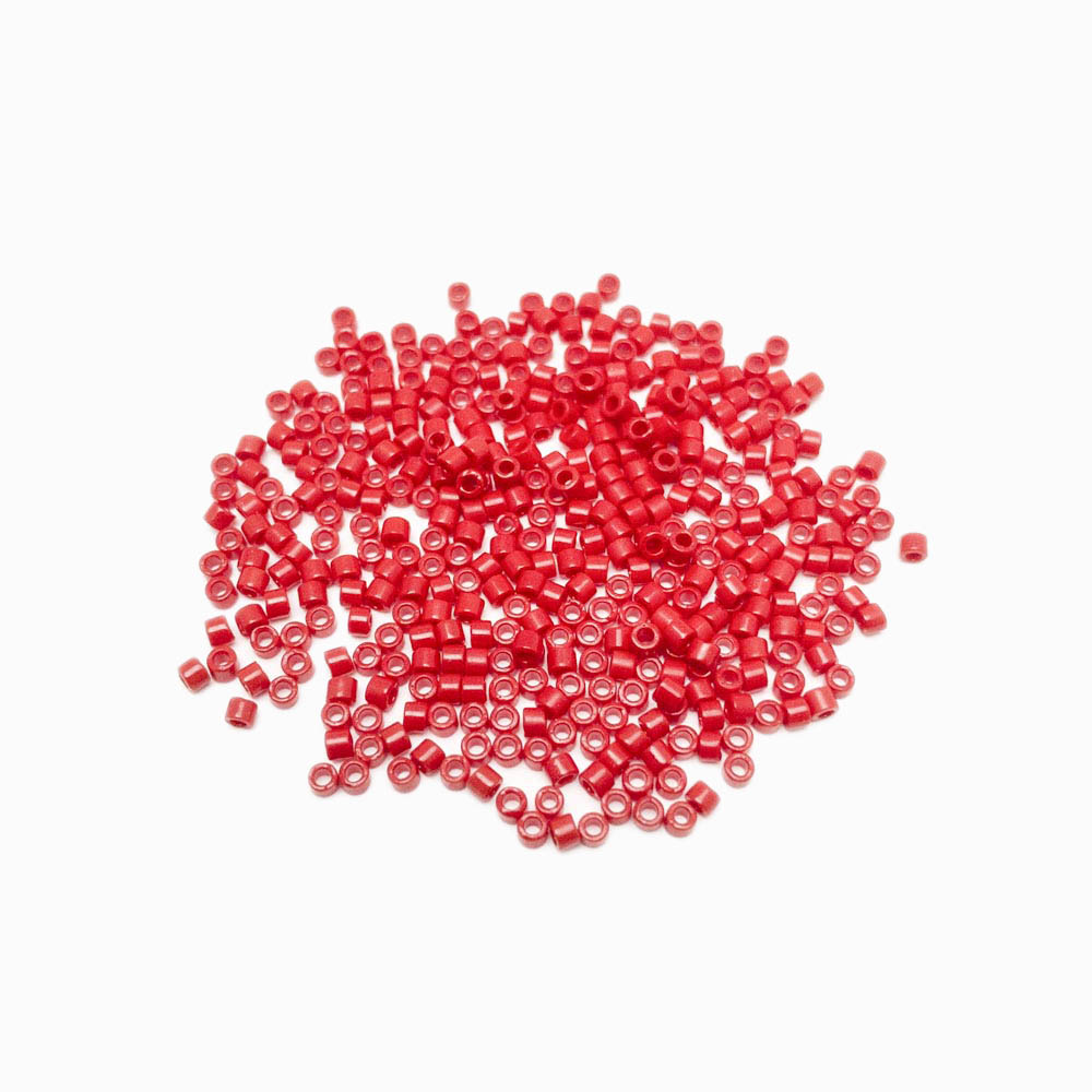 Missanga miyuki delica 2mm vermelho