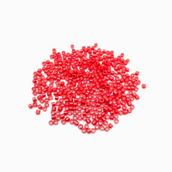 Missanga miyuki delica 2mm vermelho