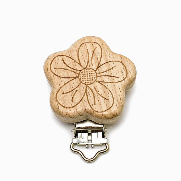 Mola Chucha Madeira Flor 40x40mm