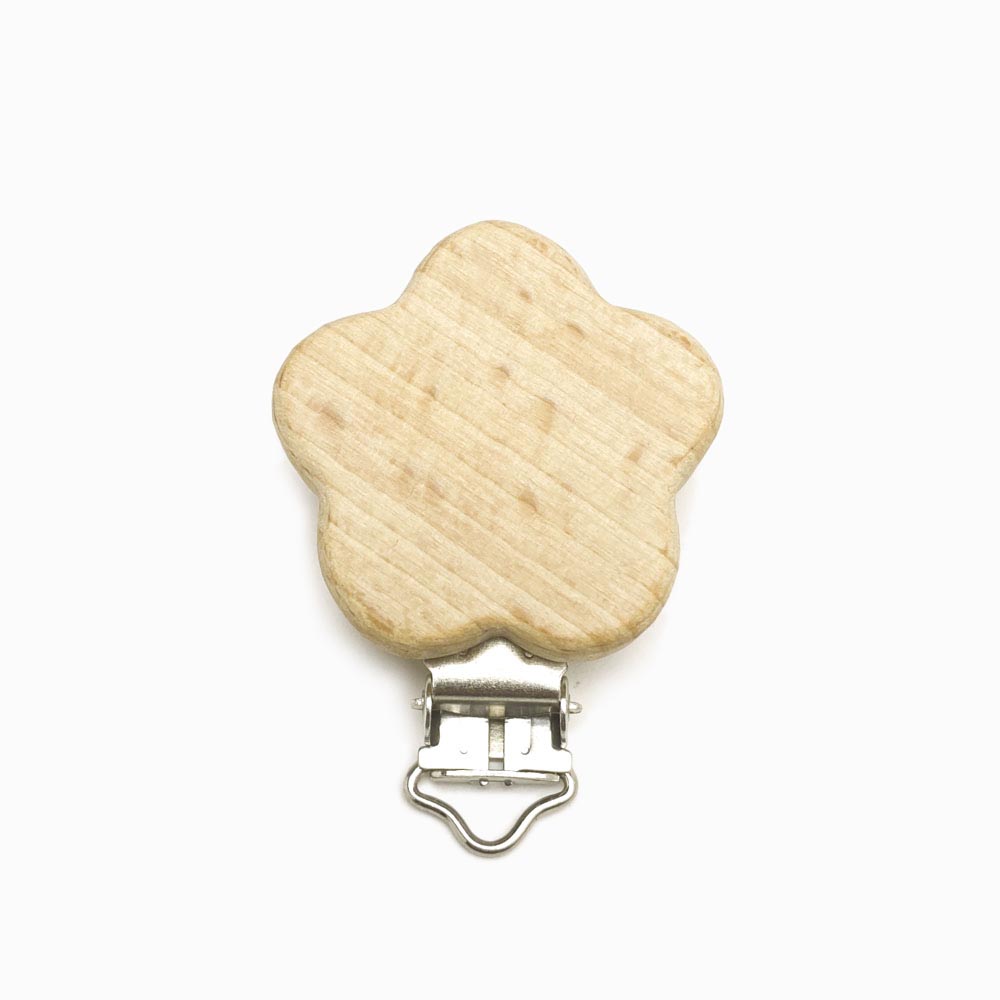 Mola Chucha Madeira Flor Liso 40x40mm