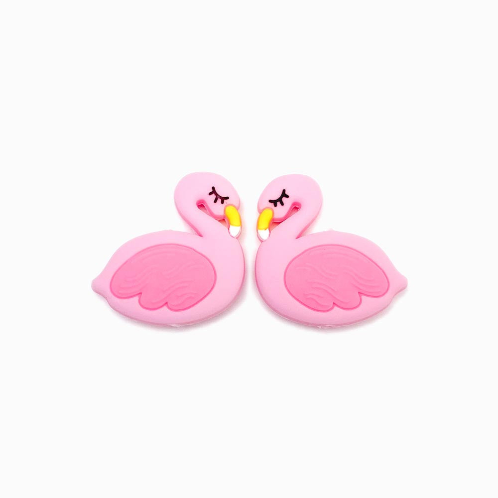 Contas de silicone cisne para montar porta-chucha