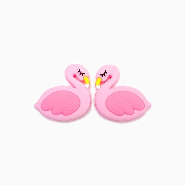 Contas de silicone cisne para montar porta-chucha