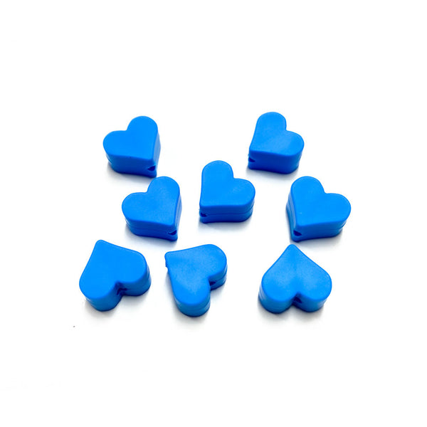 Contas de silicone coração para montar porta-chucha