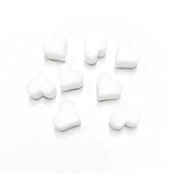 Contas de silicone coração para montar porta-chucha