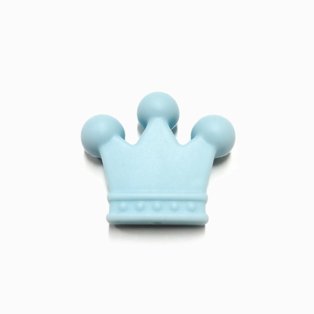 Contas de silicone coroa para montar porta-chucha