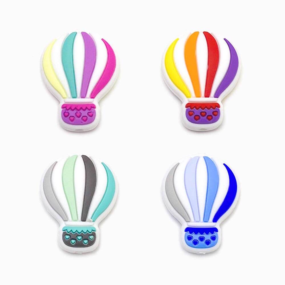 Contas de silicone balão de ar quente