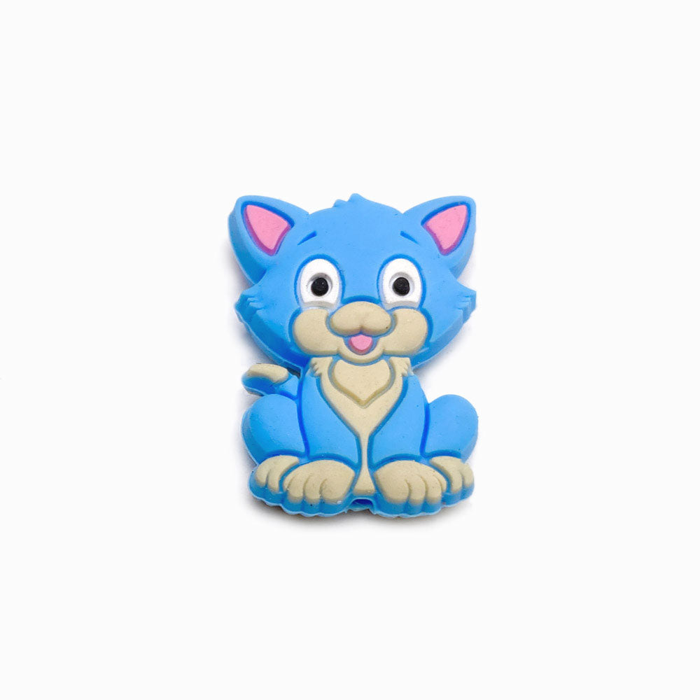 Contas de silicone cão para montar porta-chucha