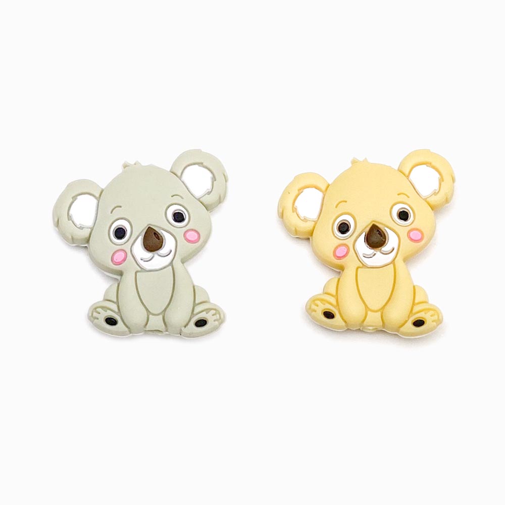 Urso em silicone para montar porta-chucha