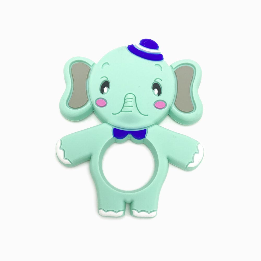 mordedor elefante turquesa