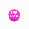 Contas de silicone I Love Dad