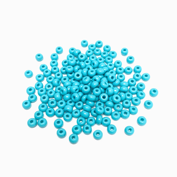 Pack 10g Miçanga Preciosa 6/0 Turquesa