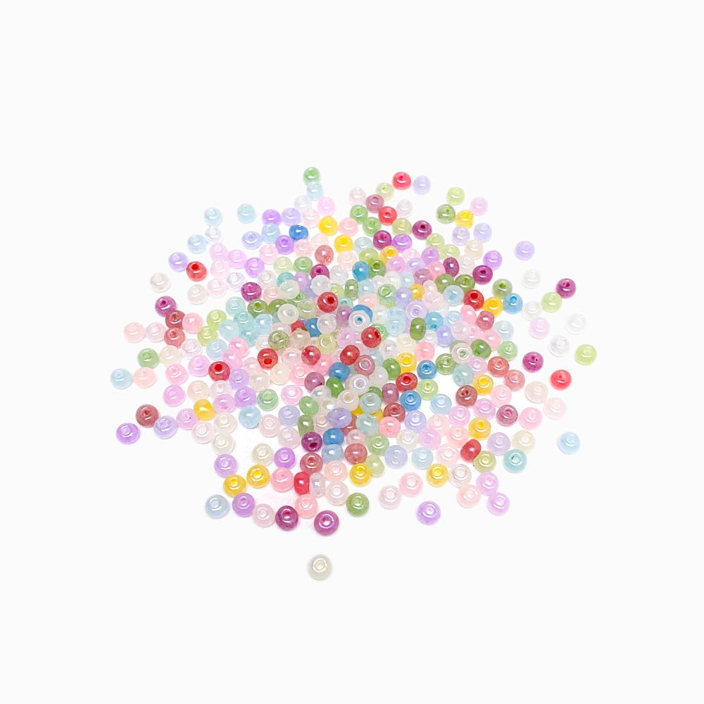 Miçangas para Pulseiras Leitosas 3mm