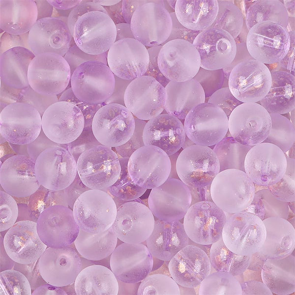 Miçangas de Vidro Fantasy 8mm Violeta