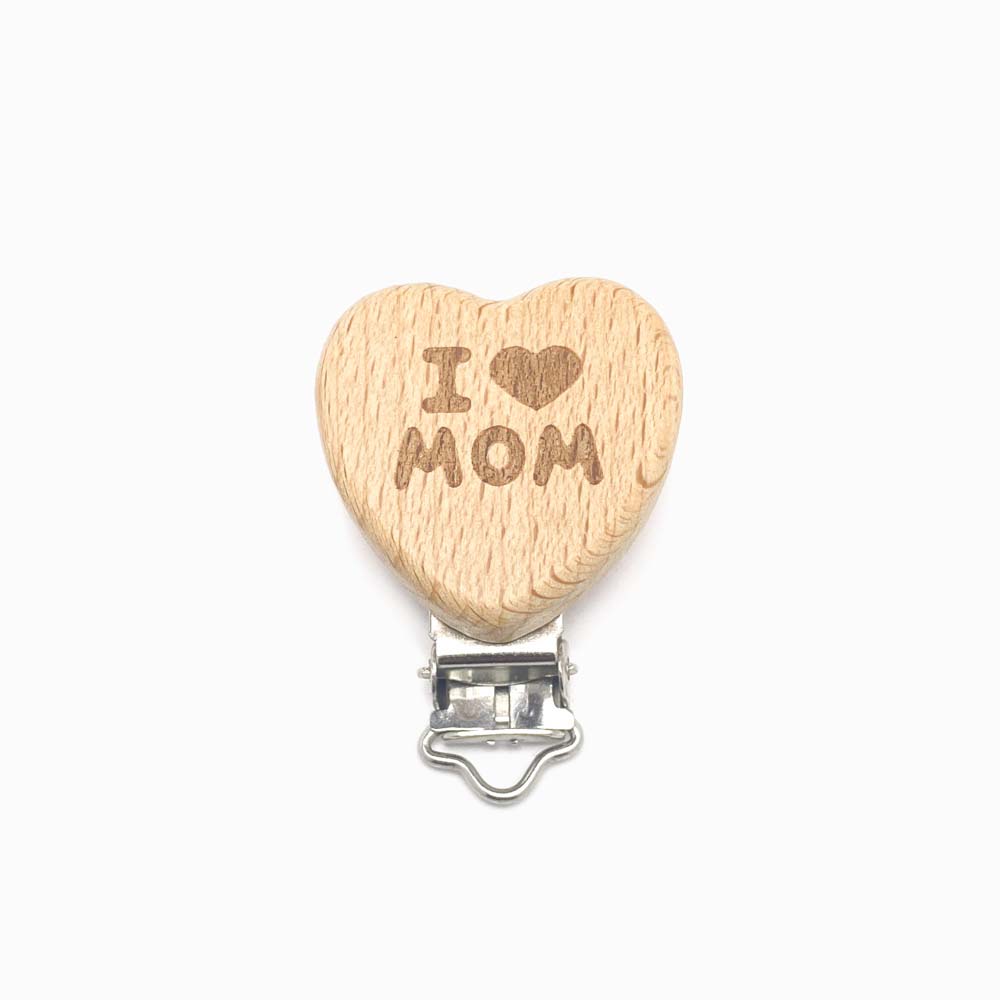 Mola Chucha Madeira I love Mom 36x35mm