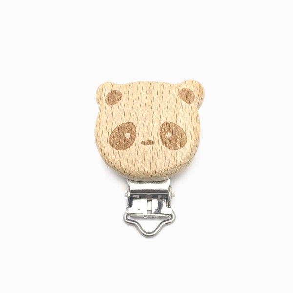 Mola Chucha Madeira Panda 33x30mm