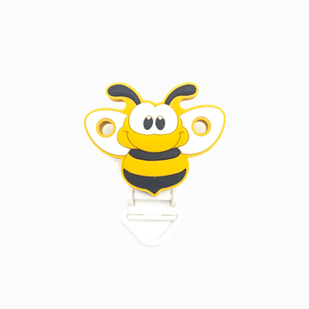 Mola para Chupeta de Silicone Abelha AMARELO TORRADO