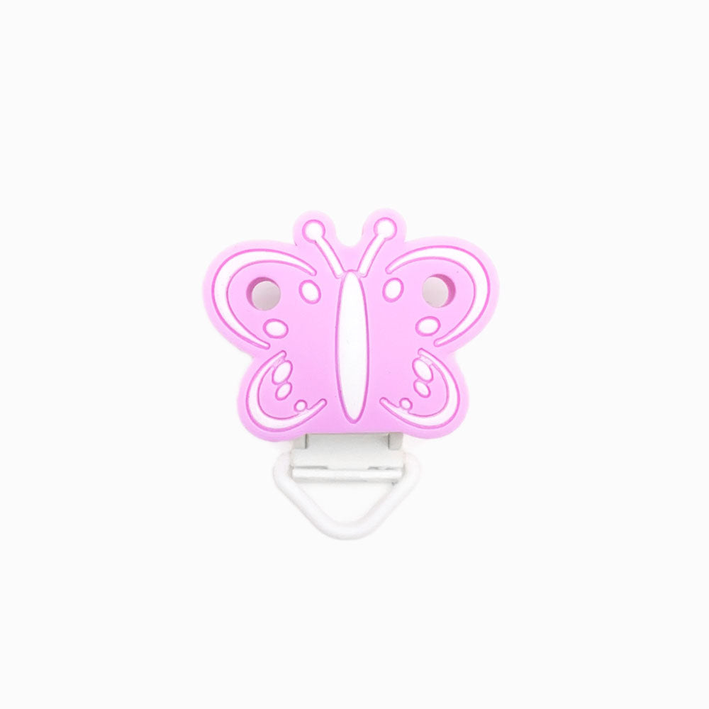 Mola para Chupeta de Silicone Borboleta LAVANDA