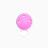 Mola para Chupeta de Silicone Clássico Liso ROSA FORTE
