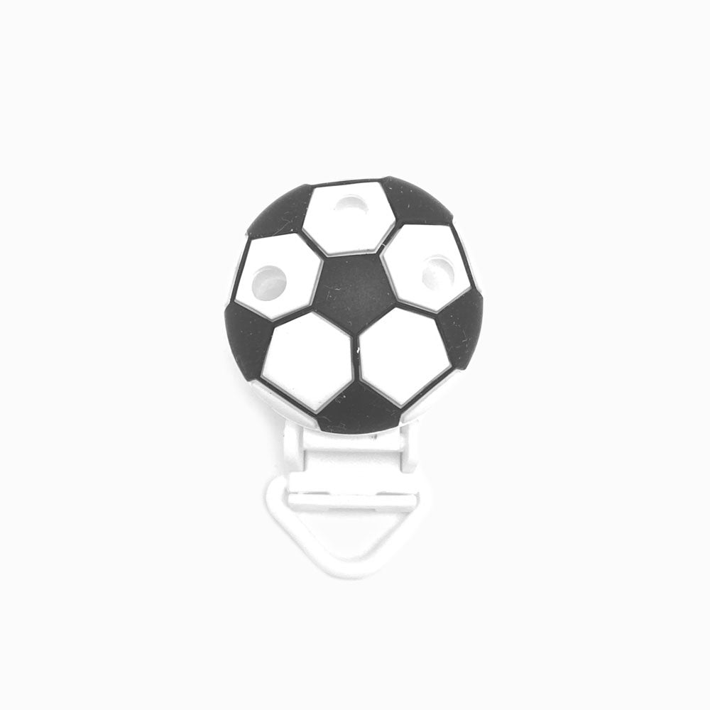 Mola para Chupeta de Silicone Futebol branco