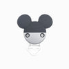 Mola para Chupeta de Silicone Mickey CINZA