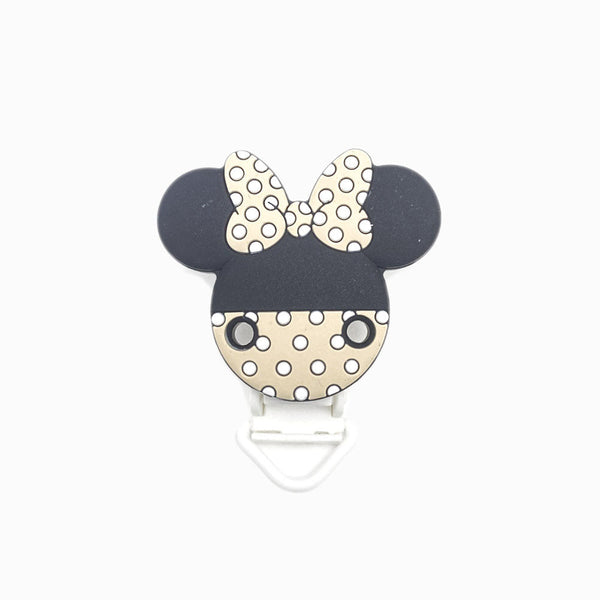 Mola para Chupeta de Silicone Minnie BEGE