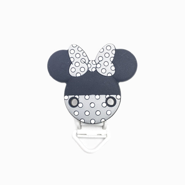 Mola para Chupeta de Silicone Minnie CINZA
