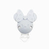 Mola para Chupeta de Silicone Minnie Simples CINZA